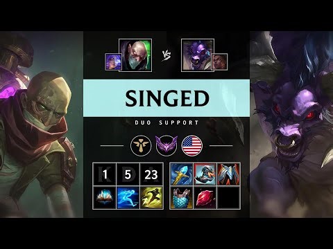 Singed Support vs Alistar - NA Master Patch 25.20