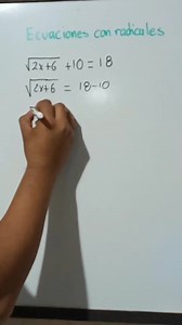 90K views · 6.1K reactions | Clase de álgebra. Ecuaciones con radicales | Matik | Facebook