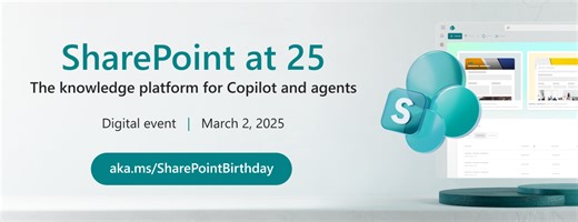 SharePoint at 25: The knowledge platform for Copilot and agents | Microsoft Community Hub