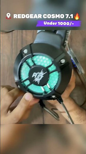 Best Gaming Headphones Under 1000🔥In 2023 | REDGEAR COSMO 7.1 #gamingheadset #redgear #headphones