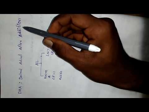 DAA and DAS INSTRUCTION