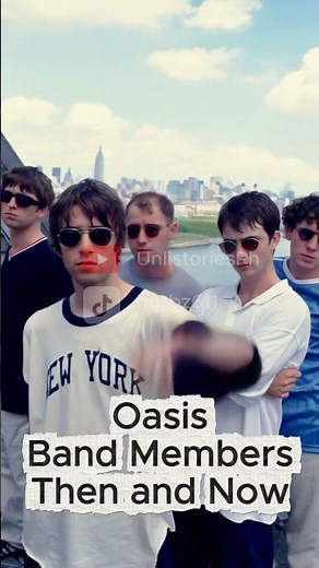 From the ’90s to Today ⭐ Oasis Members Then & Now #rockstar
