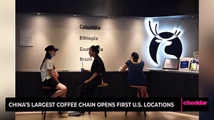 China's largest coffee chain opens first US locations