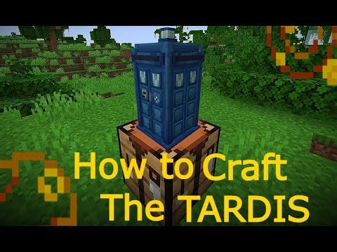 How to Craft the Tardis in Tardis Refined Minecraft!