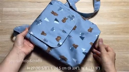 How to make shoulder bag | Jeenuchdiy&craft