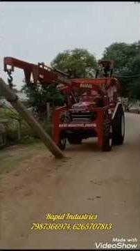 Electric Pole Installation Video (Call +91-7987366974) #electricalcontractors #civilcontractor