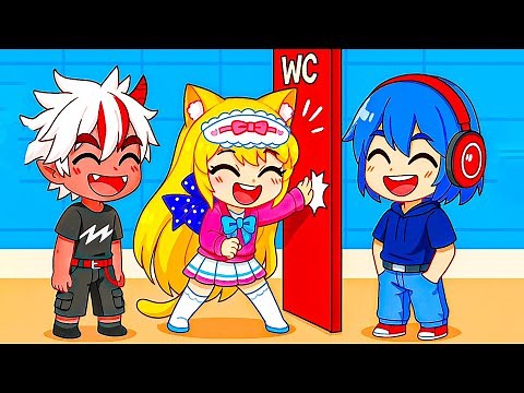 TOILET BATTLE! 🚽🚽 Dirty Toilet Prank 🚽🚽 | Gacha Life | Clap! Snap!