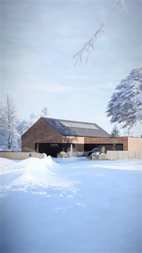 ✨ Marzenie o przestrzeni, świetle i spokoju ✨ Wyobraź sobie poranek, kiedy pierwsze promienie słońca wpadają przez wysokie przeszklenia salonu, a Ty z kubkiem kawy wychodzisz na zadaszony taras, gdzie ciszę przerywa tylko śpiew ptaków. To właśnie codzienność, jaką tworzy Projekt Stodoła Smart – nowoczesny, a jednocześnie ponadczasowy dom o powierzchni 187,68 m². To projekt dla tych, którzy cenią prostotę formy i funkcjonalność w najlepszym wydaniu: 🏡 Wysoka przestrzeń salonu – poczucie oddechu,