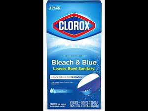 Clorox Automatic Toilet Bowl Cleaner Ultra Clean Toilet Tablets Bleach - Review