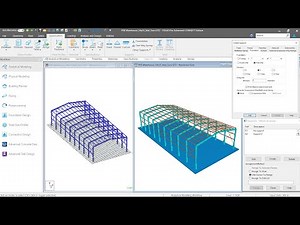 PEB with Analytical Modeler: Part 2.4 - Assign Support || Pinned/Fixed Base Plate || Mat Foundation