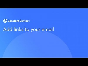 How to Add Links + Buttons to Your Email (So People Actually Click) | Constant Contact
