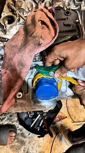 Opening Engine Oil Filter! #oilfilter #OilFilterWrench #oilfiltertools #rxmechanic #fypシ゚ | Rx Mechanic
