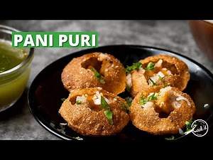 Pani Puri Chaat Recipe | Golgappa Recipe | Easy Pani Puri at home | Cookd