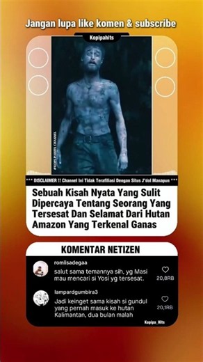 Tersesat Dan Selamat Dari Hutan Amazon Yang Terkenal Ganas