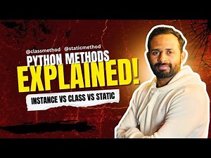 Python in Malayalam - Ep 12 | Instance, Class & Static Methods Explained Simply!
