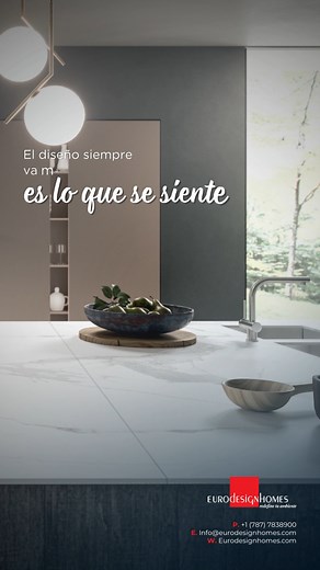 El diseño efectivo combina la estética con la funcionalidad. . . Euro Design Homes Inc. Negocio local Cocinas Italianas. ◻️Topes de alta calidad en: Porcelanato ☎️+1 787-783-8900 info@eurodesignhomes.com www.eurodesignhomes.com . . #eurodesign #cocinas #homedecor | Euro Design Homes | Facebook