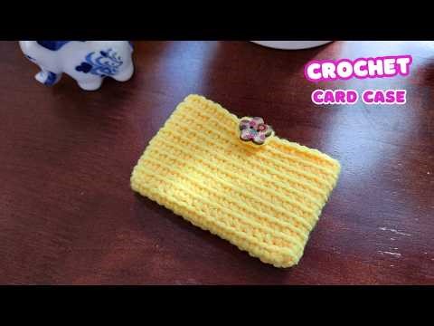 Easy Crochet Stitches with Card Case | Crochet Gift Ideas | ViVi Berry DIY