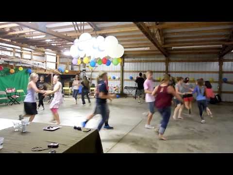 Marie's wedding folk dancing
