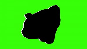 Download green screen 3d map of El-Bayda in libya for free