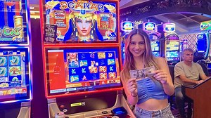 20K views · 220 reactions | I Turned SMALL BETS Into BRILLIANT WINS On The SCARAB Slot Machine!朗 | Leslie Slots | Facebook