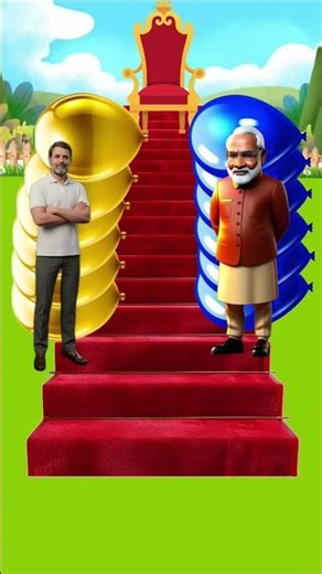 Rahul Gandhi Vs Narendra Modi Winner ? #cartoon #funny #rahulgandhi #narendramodi #shorts