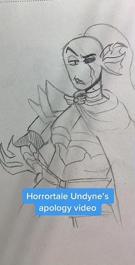 Queen Undyne and Captain Papyrus in Horrortale