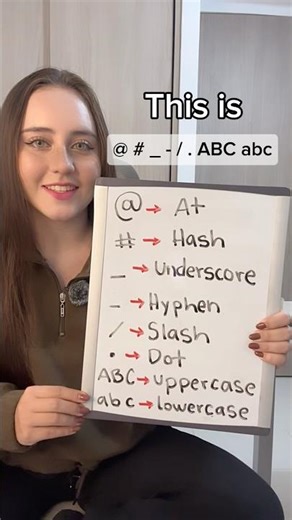 Signs and Symbols in English 👀🔍 #englishtips #inglésfácil #inglesencasa