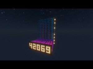 Smallest Combinational Binary to Decimal Converter | Minecraft Redstone Showcase