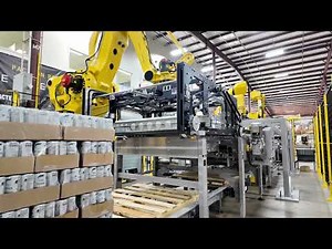 Palletize 100 Cases per Minute with Schneider's High-Speed Layer Palletizer