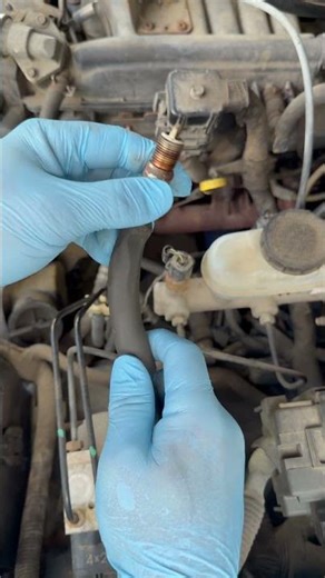 Tech Tip #5 Use An Old Spark Plug Boot To Help Install A Spark Plug #sparkplug