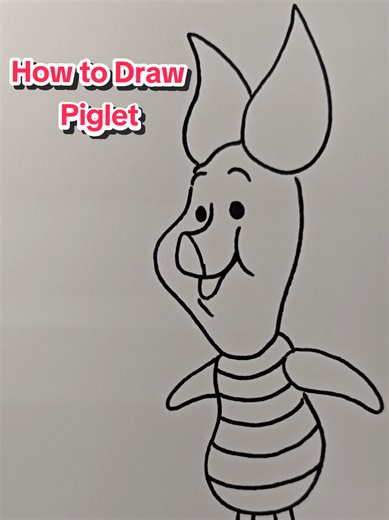 How to Draw a Piglet Step by Step