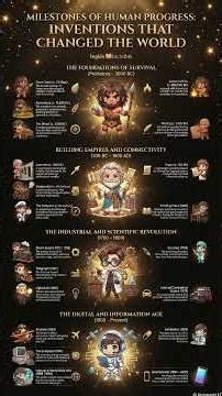 🌍 Milestones of Human Progress: Inventions That Changed the World.