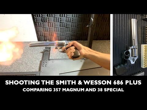 Smith & Wesson 686 Plus 7 inch Range Review, Shooting 357 Magnum and 38 Special - Best 357 Revolver