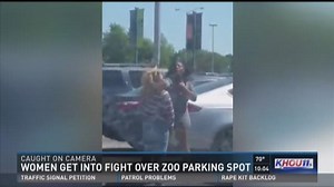 Women fight over parking spot at Houston Zoo