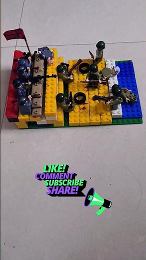 Lego WW2 MOC 🩸 D-Day Ohama Beach ⛱️ 🪖☠️🔥 #ww2rebuilder #lego #legomilitary #ww2