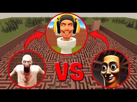 TUNG TUNG SAHUR VS SCP-096 VS MON MON LEMON | Garry's Mod