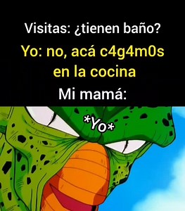Valió la pena🤣 . . . . . . . . . . . . . #dragonball #dragonballz #sisoy #soyese #androide16 #cell #mamá #humor #db #dbz | El Son Kokun