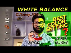 White balance of any sony alpha camera | Sony camera color setting | Custom white balance sony a7iii
