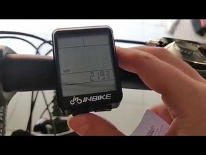Inbike IC321 black wireless cycle computer unboxing review