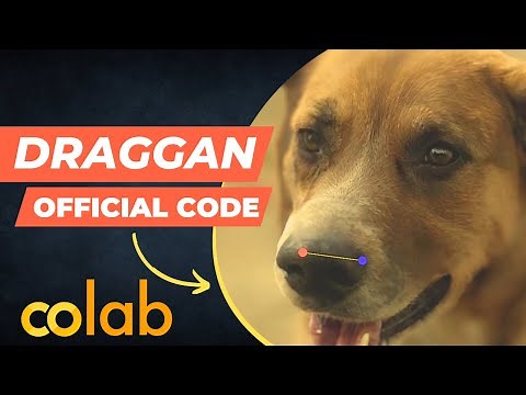 drag your GAN: Official code Installation Guide | Google Colab Tutorial | DragGAN GitHub