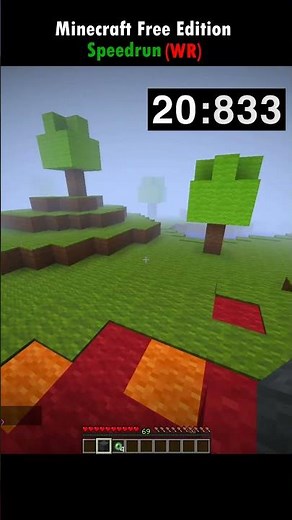Minecraft Free Edition Speedrun(WR)