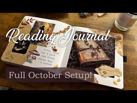 October Reading Journal - Full Setup