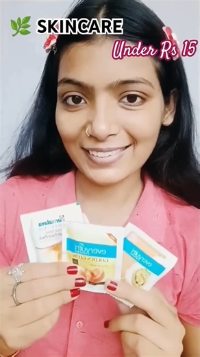 facial glow in just 15 Rs | Everyuth scrub with golden peel off mask #youtubeshorts #shorts