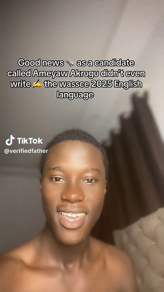 WASSCE 2025 Candidate Did Not Write English Exam