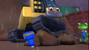 1.5M views · 9.4K reactions | Oh no! Eric The Excavator has hit a rock and broken his caterpillar track down on the construction site. Can Blue Mechanical be brave and rescue Eric from the storm? Gecko's Garage | Toddler Fun Learning | Facebook