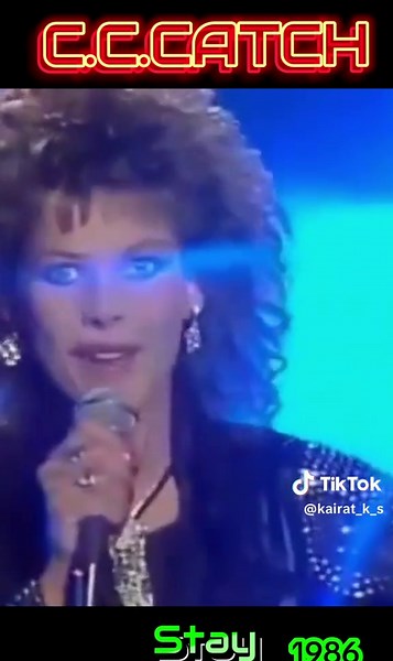 C.C. Catch - Stay (1986) Music Video