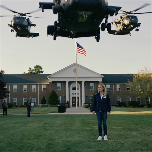 “We Need You Now.” — Delta Force Choppers Land on Campus for a Freshman With a Hidden Past At 10:47 a.m., the October sky over Eagle Ridge University split into three dark blades. Blackhawks dropped toward the quad, rotor wash peeling leaves from the century-old oaks and sending a wave of phones to every window. In Maple Hall, one girl didn’t rush the glass. Emma Hayes stepped back into the shadow of the frame, counting breath—three in, hold, five out—eyes tracking fields of fire the way other f