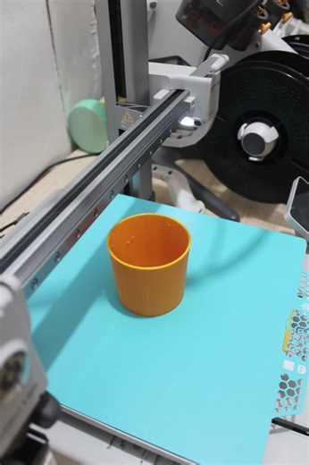 3D Print Timelapse: “Rounded Straight Vase” 🏺✨ | Clean Minimal Design (Bambu Lab P2S/A1 Combo)