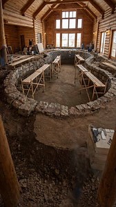 Luxury Indoor Pool Inside a Log Cabin 🌲 | Rural home life