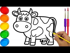 How to Draw a Cow for Beginners | Easy Step-by-Step Drawing Tutorial